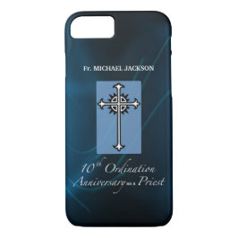 Capa iPhone 8/7 Personalizar, 10.º aniversário do Padre
