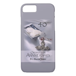 Capa iPhone 8/7 Personalizar, 40ª Ordenação de Felicidades de Aniv