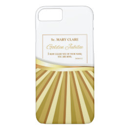 Capa iPhone 8/7 Personalizar, Ouro Jubilo da Vida Religiosa