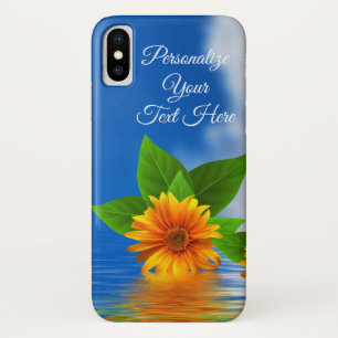 Capa Para iPhone Da Case-Mate Personalize as Flores Elegantes que caem na água 