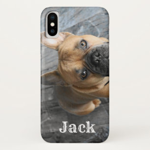 Capa Para iPhone Da Case-Mate Pet de Cão Personalizado com Nome de Fotografia d