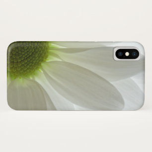 Capa Para iPhone X Pétalas de margarida branca