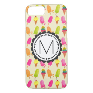 Capa Para iPhone Da Case-Mate Picles e Monograma Personalizado Sorvete