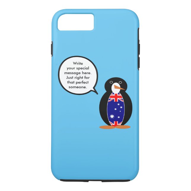 Capa Para iPhone, Case-Mate Pinguim Ms Falante Australiana Personalizada  (Verso)