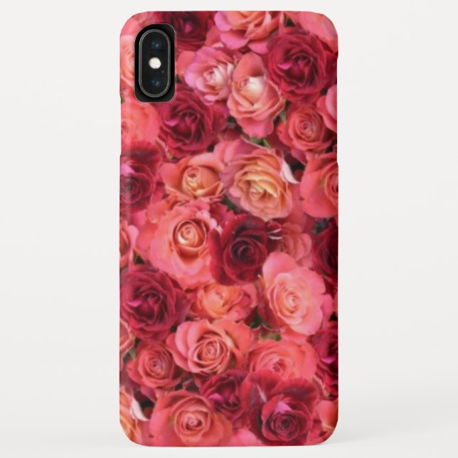 Capa Para iPhone, Case-Mate PINK ROSA VERMELHA FIELD Floral (Verso)