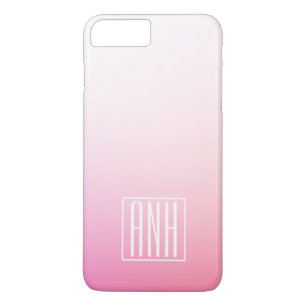 Capa iPhone 8 Plus/7 Plus Pinos em Desvanecimento Gradação de Mão e Suas Ini