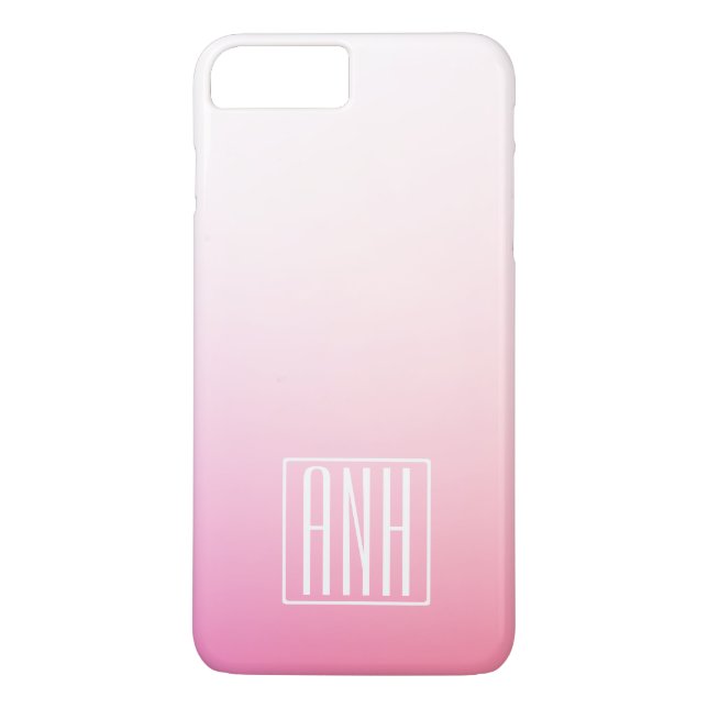 Capa Para iPhone, Case-Mate Pinos em Desvanecimento Gradação de Mão e Suas Ini (Verso)