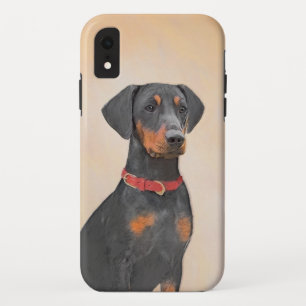 Capa Para iPhone Da Case-Mate Pintura Alemã Pinscher Pintura Original Arte Anima
