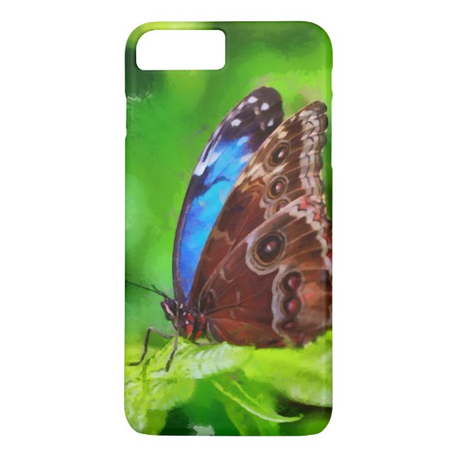 Capa Para iPhone, Case-Mate Pintura da borboleta (Verso)