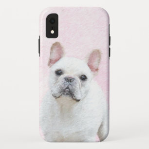 Capa Para iPhone Da Case-Mate Pintura de Bulldog Francês (Creme/Branco) - Arte C