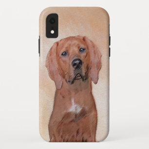 Capa Para iPhone Da Case-Mate Pintura De Cães Redbone - Arte De Cães Original