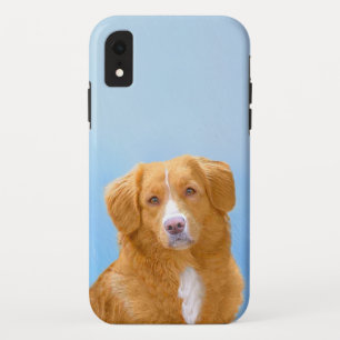 Capa Para iPhone Da Case-Mate Pintura de Cão de Retriever com Pedra Nova Escóc