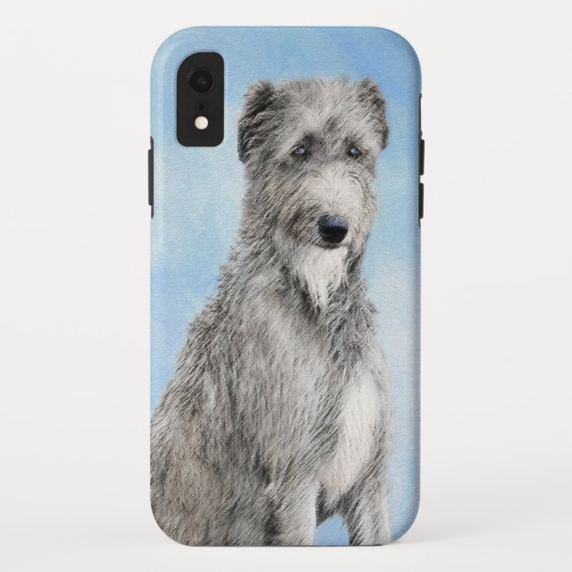 Capa Para iPhone, Case-Mate Pintura De Deerhound Escocês - Cachorro Original C (Verso)