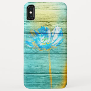 Capa Para iPhone Da Case-Mate Pintura de Flor Acrílico na Madeira