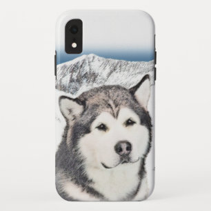 Capa Para iPhone Da Case-Mate Pintura de Malamute no Alasca - Arte de Cachorro O