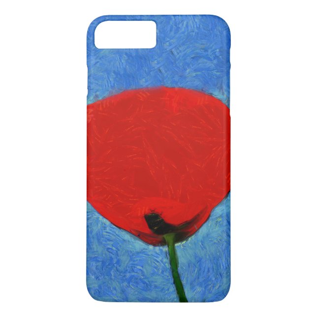 Capa Para iPhone, Case-Mate Pintura de papoila vermelha (Verso)