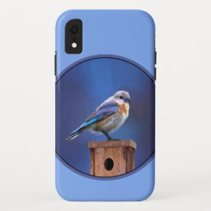 Capa Para iPhone Da Case-Mate Pintura de pássaro-azul (feminina) - Arte de pás
