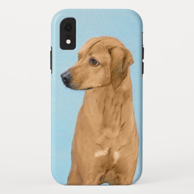 Capa Para iPhone, Case-Mate Pintura de Rhodesian Ridgeback - Arte Original de  (Verso)