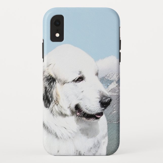 Capa Para iPhone, Case-Mate Pintura em Pirenéus excelentes - Arte Original par (Verso)