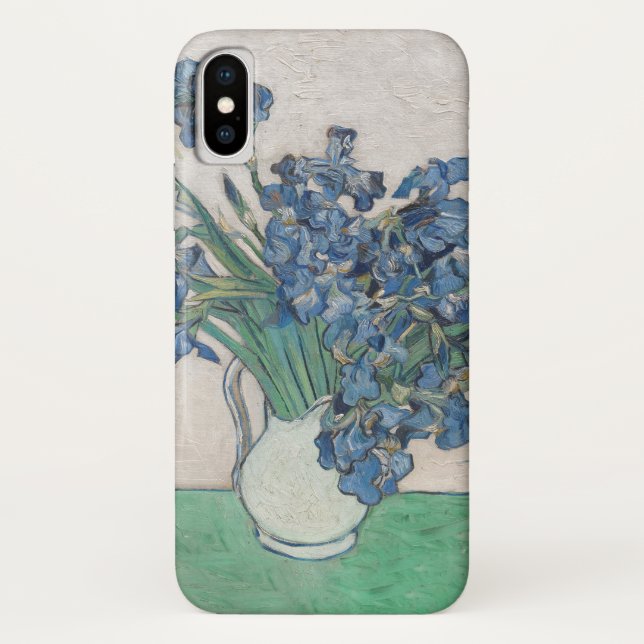Capa Para iPhone, Case-Mate Pintura Impressionista Vaso de Íris de Van Gogh (Verso)
