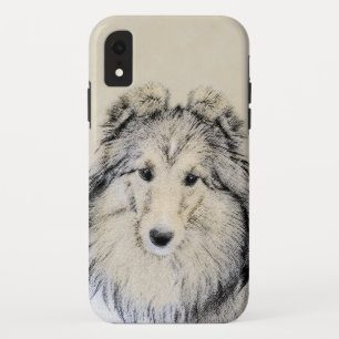 Capa Para iPhone Da Case-Mate Pintura Shetland Sheepdog - Arte Cachorreira Origi