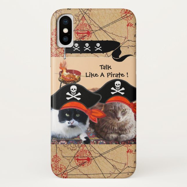 CAPA PARA iPhone, Case-Mate  PIRATAS-PIRATAS-PIRATAS-PIRATAS-MAPA E PAVILHÃO (Verso)