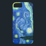Capa iPhone 8/7 PixDezines Van Gogh Starry Night/Rua. Remy<br><div class="desc">A famosa pintura de Van Gogh, "A Noite Estrelada." Pintado durante sua estadia no asilo Remy Santo na década de 1880, van Gogh retratou as colinas rolantes e árvores ciprestes que viu de sua janela. Melhorado digitalmente pela PixDezines. Copyright © 2008-2016 PixDezines.com™ e PixDezines™ em zazzle.com. Todos os direitos reservados....</div>