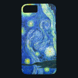 Capa iPhone 8/7 PixDezines Van Gogh Starry Night/Rua. Remy<br><div class="desc">A famosa pintura de Van Gogh, "A Noite Estrelada." Pintado durante sua estadia no asilo Remy Santo na década de 1880, van Gogh retratou as colinas rolantes e árvores ciprestes que viu de sua janela. Melhorado digitalmente pela PixDezines. Copyright © 2008-2016 PixDezines.com™ e PixDezines™ em zazzle.com. Todos os direitos reservados....</div>
