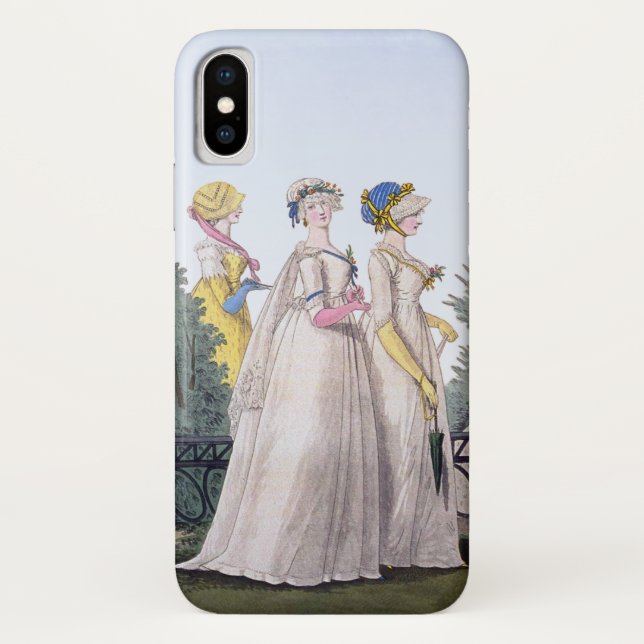 Capa Para iPhone, Case-Mate Placa de forma Jane Austen da regência (Verso)