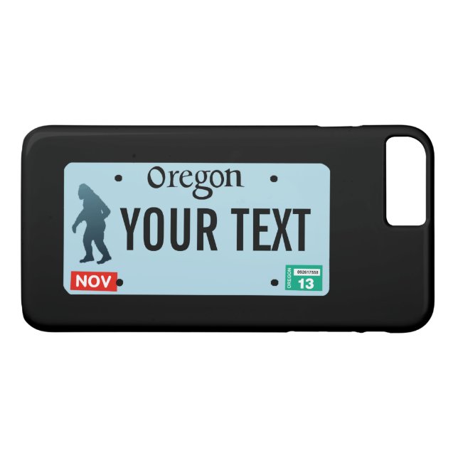 Capa Para iPhone, Case-Mate Placa de Licença do Oregon Sasquatch (Verso (Horizontal))