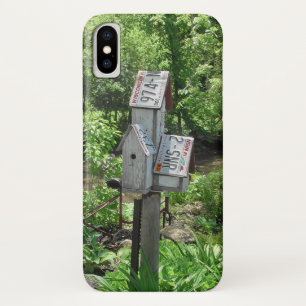 Capa Para iPhone Da Case-Mate Placas De Licença De Vintage Com Casas De Aves
