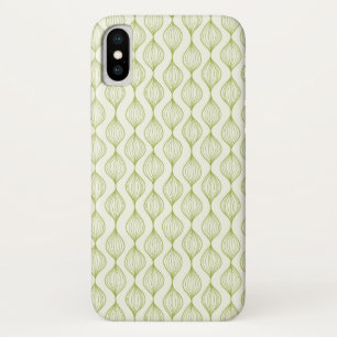 Capa Para iPhone X Plano de fundo verde vertical