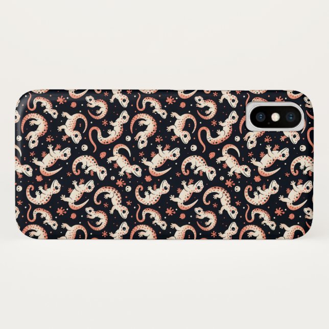 Capa Para iPhone, Case-Mate Playful Gecko Pattern (Verso (Horizontal))