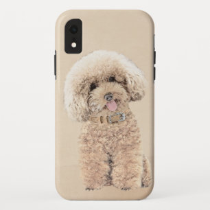 Capa Para iPhone Da Case-Mate Poodle Miniature Toy Apricot Cream Brown Dog Art