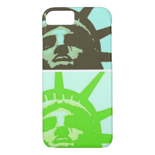 Capa iPhone 8/7 Pop Art Statue of Liberty Close in iPhone 7 Case