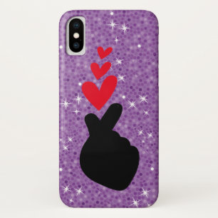 Para iPhone Da Case-Mate Pop K  Idol Finger Heart© Love Symbol Capa de tel