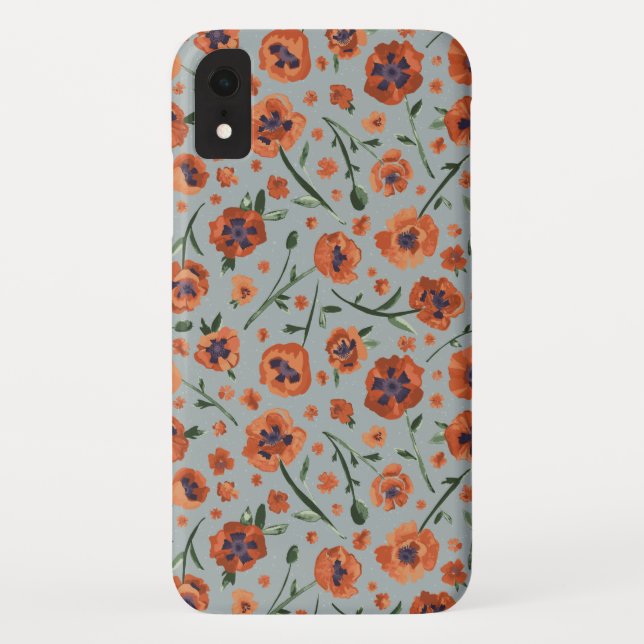 Capa Para iPhone, Case-Mate Pópias Padrão Floral (Verso)