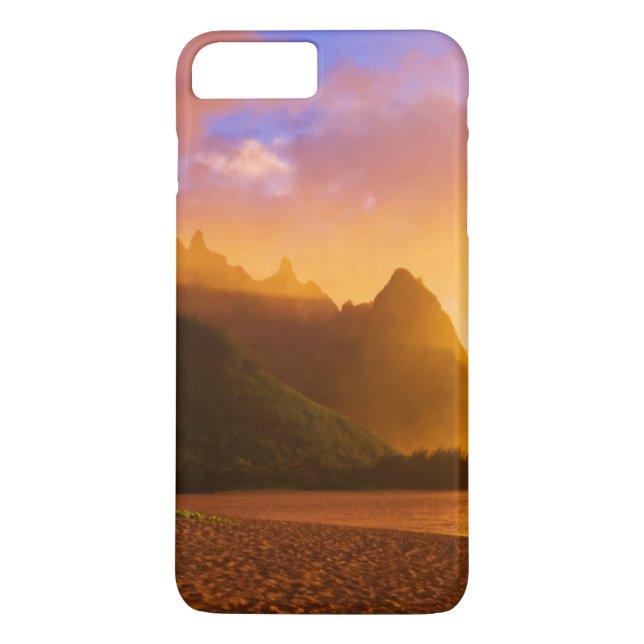 Capa Para iPhone, Case-Mate pôr do sol da praia do Ouro, Havaí (Verso)