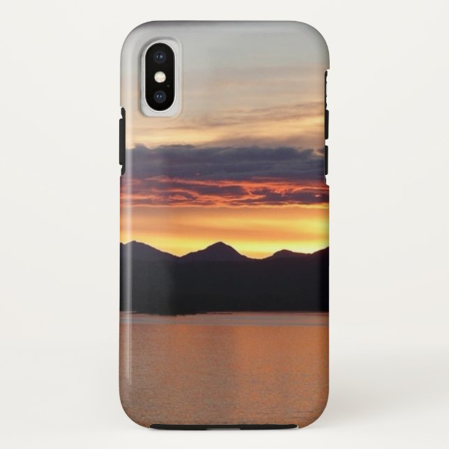 Capa Para iPhone, Case-Mate Pôr do sol no Alasca I Fotografia linda do Alasca (Verso)