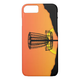 Capa iPhone 8/7 por telefone, cesto do nascer do sol