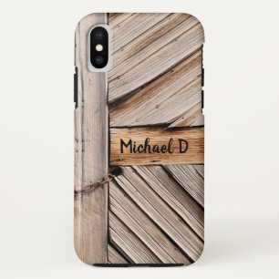 Capa Para iPhone Da Case-Mate Porta de madeira russa personalizável com cadeado