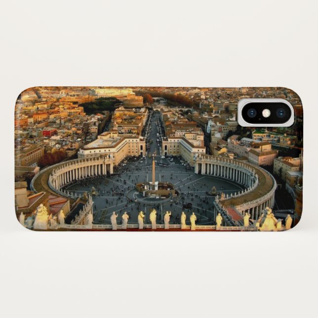 Capa Para iPhone, Case-Mate Praça de São Pedro Vaticano (Verso (Horizontal))