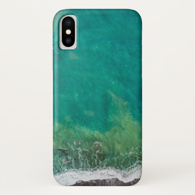Capa Para iPhone, Case-Mate Praia Azul Turquesa (Verso)