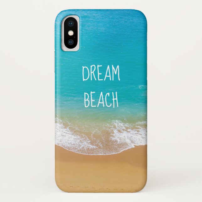 Capa Para iPhone, Case-Mate Praia com Foto de Água Turquesa (Verso)
