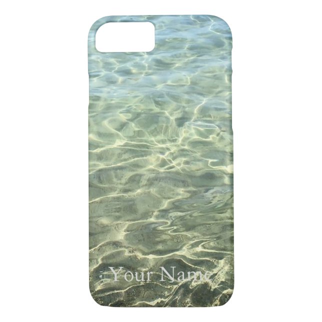 Capa Para iPhone, Case-Mate Praia do Seawater personalizada (Verso)