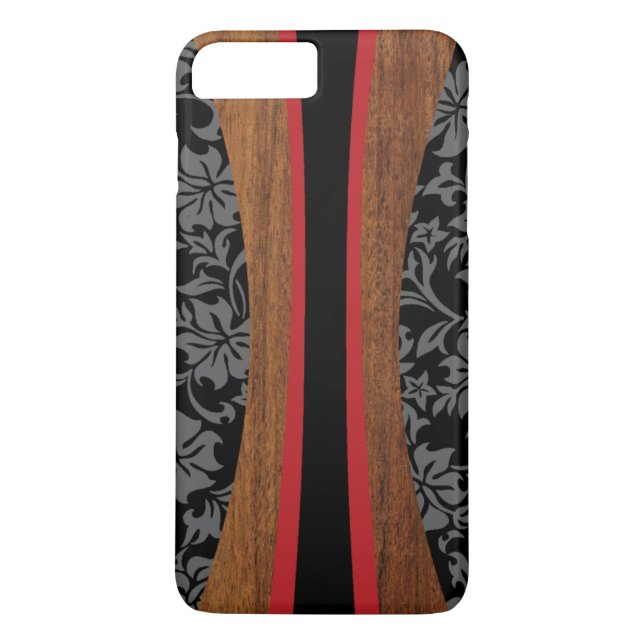 Capa Para iPhone, Case-Mate Prancha havaiana da madeira do falso de Laniakea (Verso)