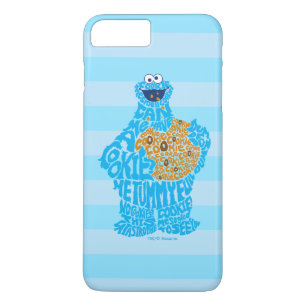 Capa Para iPhone Da Case-Mate Preenchimento do padrão do Monstro Come-Biscoito