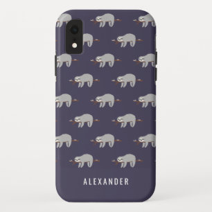 Capa Para iPhone Da Case-Mate Preguiça colorida brilhante dos desenhos animados