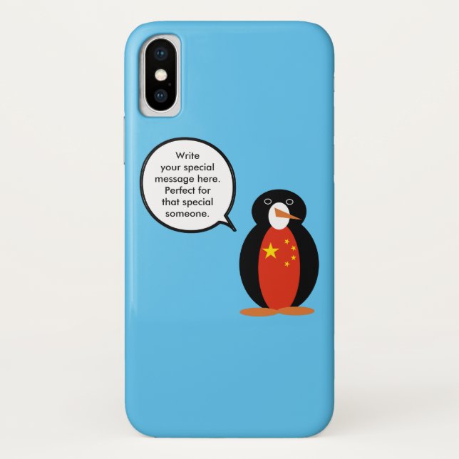 Capa Para iPhone, Case-Mate Presente Personalizado com Bandeira da China Vida  (Verso)