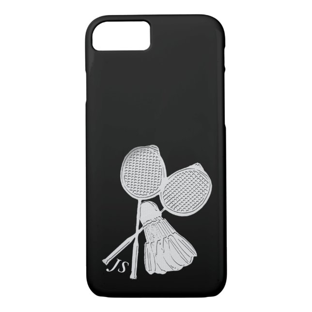 Capa Para iPhone, Case-Mate Presente personalizado para o jogador do Badminton (Verso)